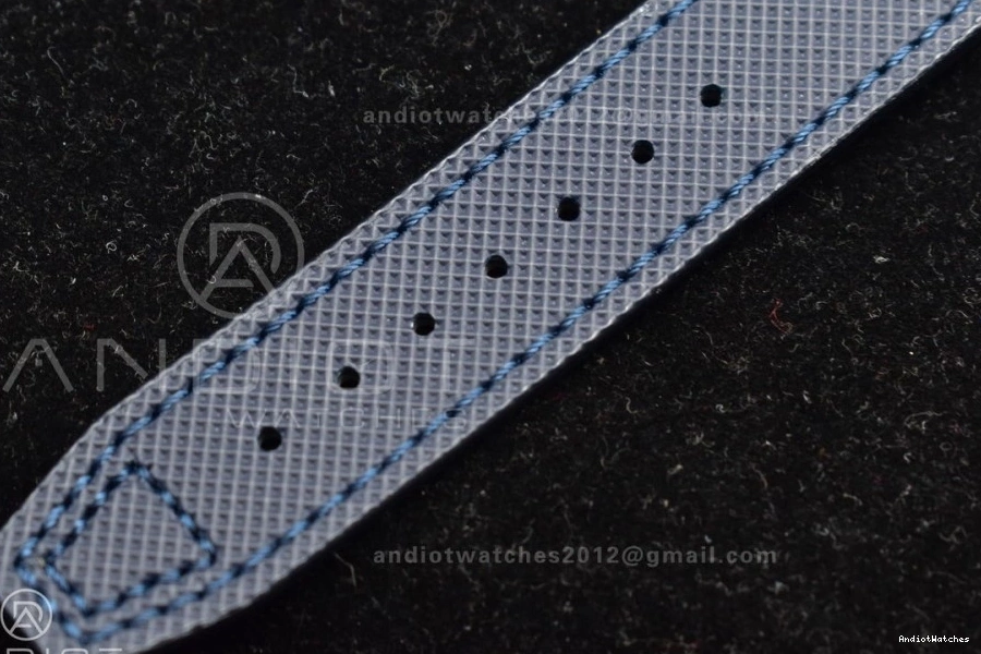 Leather Edition Strap Pilot on 1004 Dial Youthful Chrono Hand SS AZF Orange Blue 1:1 Best Blue A 0130